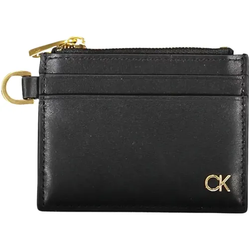 Men's Wallet Zip Closure Contrast Details , male, Sizes: ONE SIZE - Calvin Klein - Modalova