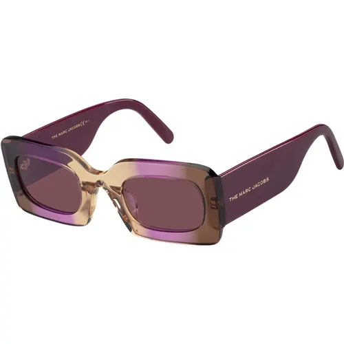 Stylish Sunglasses with Micro-Strass Decoration , unisex, Sizes: 50 MM - Marc Jacobs - Modalova