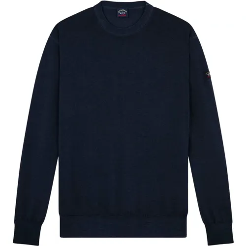 Merino Wool Sweater , male, Sizes: L, M - PAUL & SHARK - Modalova