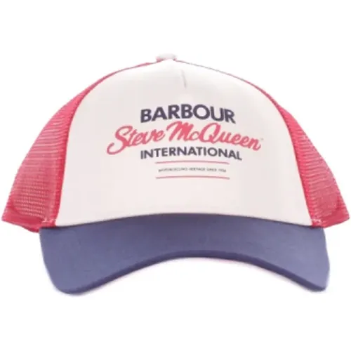 Roter International Logo Front Hut , Herren, Größe: ONE Size - Barbour - Modalova