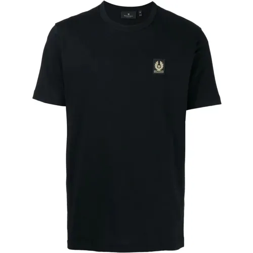 Schwarzes T-Shirt , Herren, Größe: L - Belstaff - Modalova
