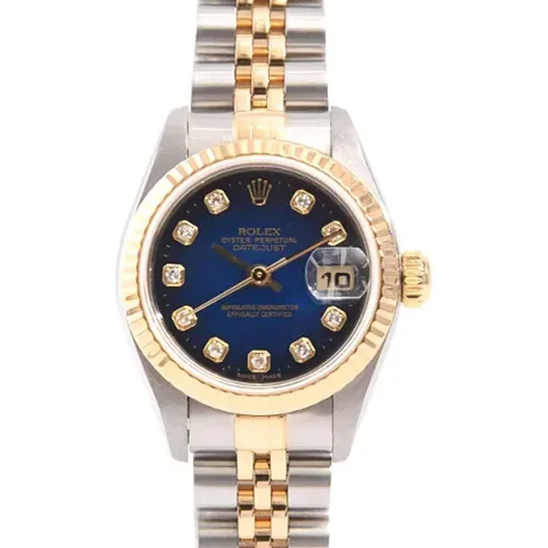 Pre-owned Metal watches , female, Sizes: ONE SIZE - Rolex Vintage - Modalova