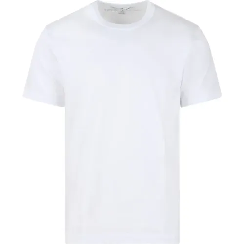 Logo Print Baumwoll Jersey T-Shirt , Herren, Größe: L - Comme des Garçons - Modalova