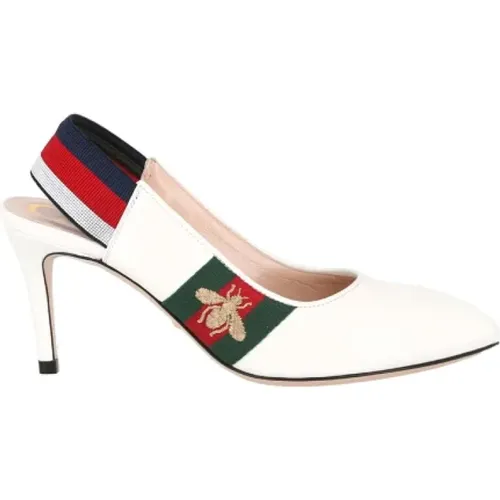 Leather heels , female, Sizes: 3 1/2 UK - Gucci - Modalova
