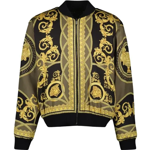 Wendbare Barocco Bomberjacke - Versace - Modalova