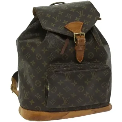 Pre-owned Canvas backpacks , female, Sizes: ONE SIZE - Louis Vuitton Vintage - Modalova