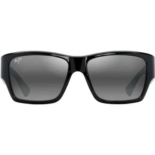 Rechteckige Polarisierte Sonnenbrille Kaolu 614-02 - Maui Jim - Modalova