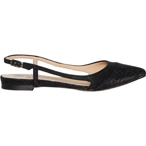 Glitter Slingback Schuhe , Damen, Größe: 36 EU - L'arianna - Modalova
