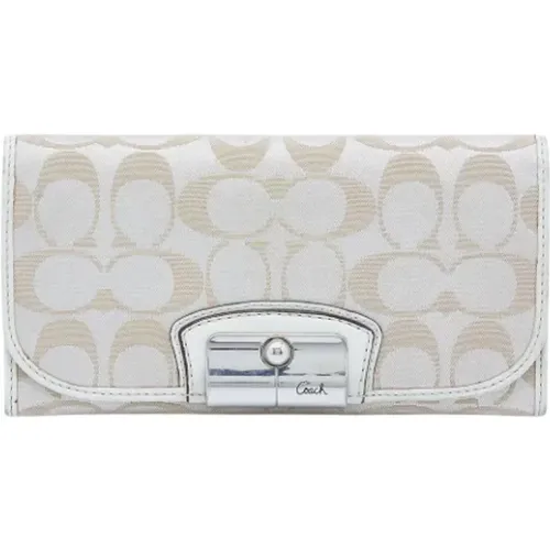 Pre-owned Canvas wallets , female, Sizes: ONE SIZE - Coach Pre-owned - Modalova
