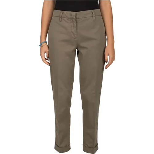 Cotton Twill Chinos for Women , female, Sizes: 2XS, XS - Aspesi - Modalova