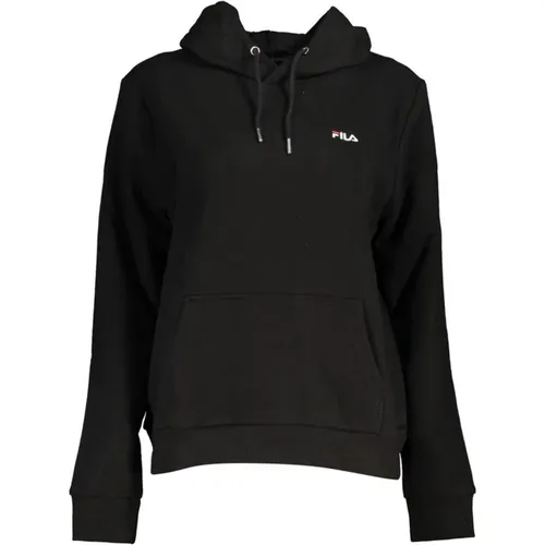 Embroidered Cotton Hooded Sweatshirt , female, Sizes: M, S, XS - Fila - Modalova