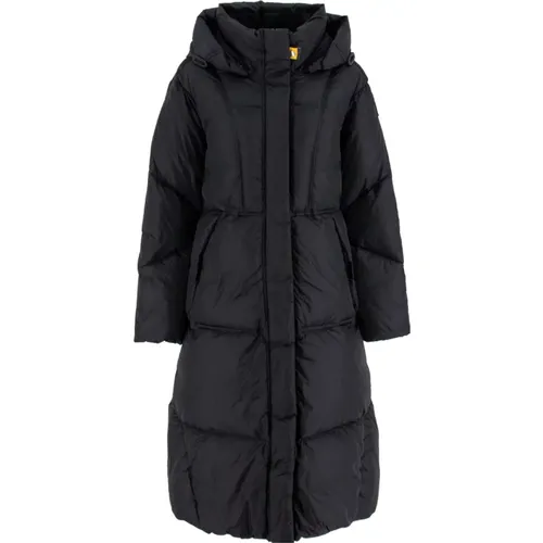 Long Down Jacket with Detachable Hood , female, Sizes: S, M, L, XS - Parajumpers - Modalova