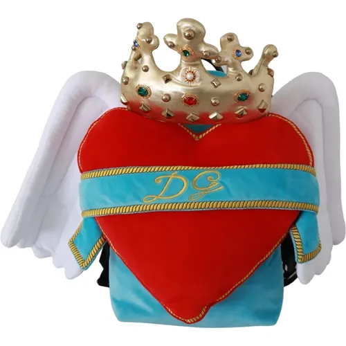 Herzflügel Krone Schulrucksack - Dolce & Gabbana - Modalova