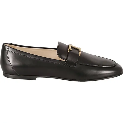 Leather Loafer Shoes , female, Sizes: 5 UK, 4 1/2 UK - TOD'S - Modalova