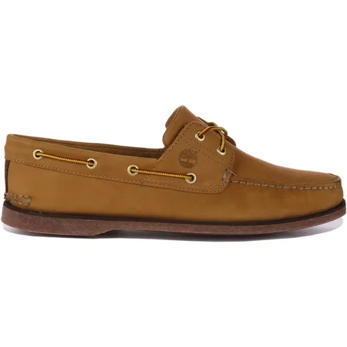 Classic Boat Shoes in Wheat , male, Sizes: 9 1/2 UK, 9 UK, 7 UK, 10 1/2 UK, 8 UK, 11 UK - Timberland - Modalova