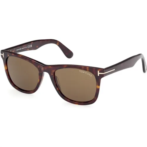 Phantos Havana Sonnenbrille , Herren, Größe: 52 MM - Tom Ford - Modalova