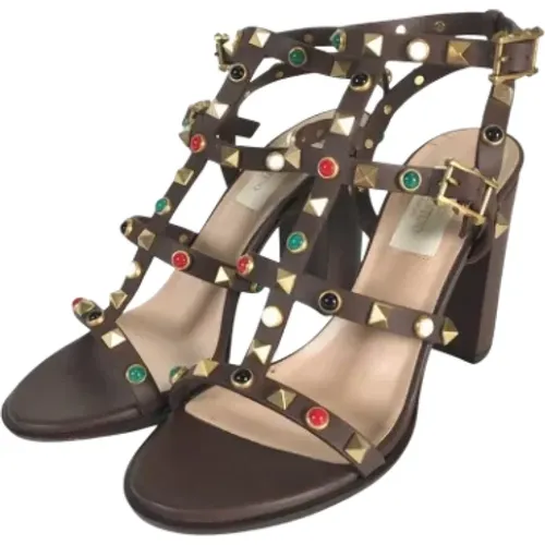 Pre-owned Leder sandals - Valentino Vintage - Modalova