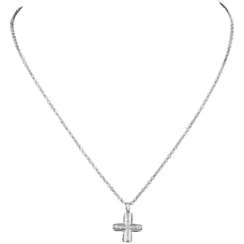 Pre-owned White Gold necklaces , female, Sizes: ONE SIZE - Bvlgari Vintage - Modalova