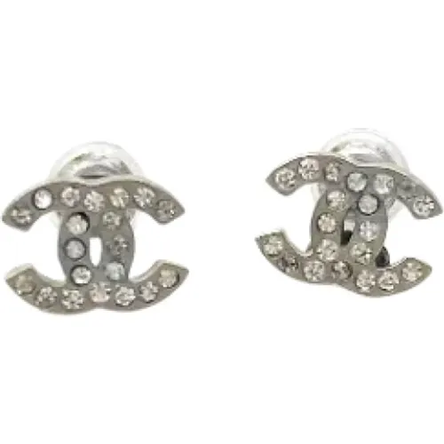 Pre-owned Metal earrings , female, Sizes: ONE SIZE - Chanel Vintage - Modalova