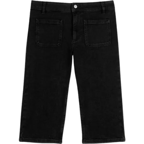 Schwarze Blackstone Ron Bermuda Shorts , Damen, Größe: S - BA&SH - Modalova