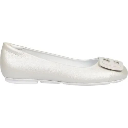 Women's Shoes Loafer Grey Ss24 , female, Sizes: 6 1/2 UK, 6 UK, 5 1/2 UK, 3 1/2 UK, 7 UK - Hogan - Modalova
