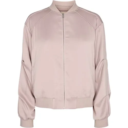 Soft and Luxurious Bomber Jacket in Rose , female, Sizes: M, XL, L, S - Sofie Schnoor - Modalova