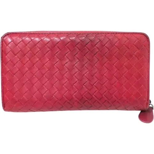 Pre-owned Leather wallets , female, Sizes: ONE SIZE - Bottega Veneta Vintage - Modalova