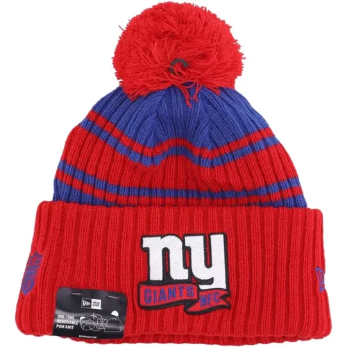 NFL Pom Pom Beanie Hat , male, Sizes: ONE SIZE - new era - Modalova