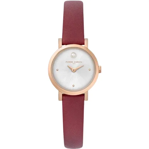 Elegant Rose Gold Leather Watch - Pierre Cardin - Modalova