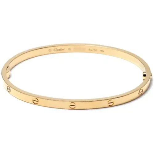 Pre-owned Gold bracelets , female, Sizes: ONE SIZE - Cartier Vintage - Modalova