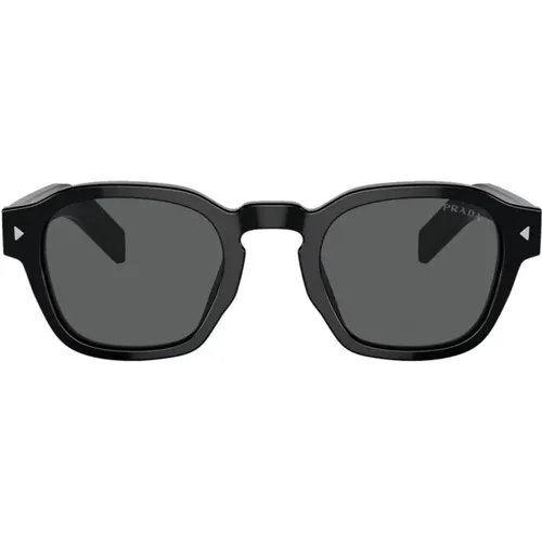 Square Acetate Sunglasses in , male, Sizes: 49 MM - Prada - Modalova