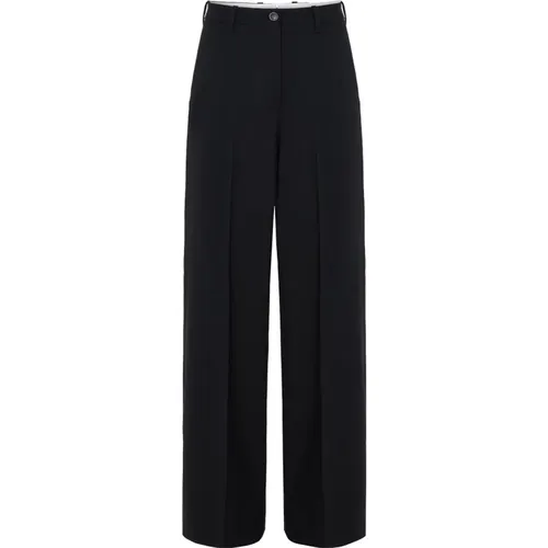 Schwarze Chino Palazzo Hose - Nine In The Morning - Modalova