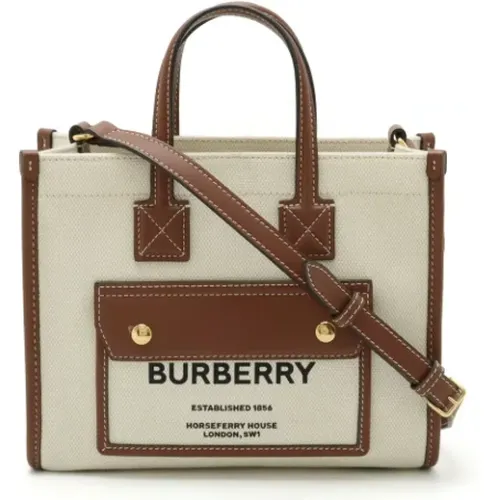 Pre-owned Canvas handbags , female, Sizes: ONE SIZE - Burberry Vintage - Modalova