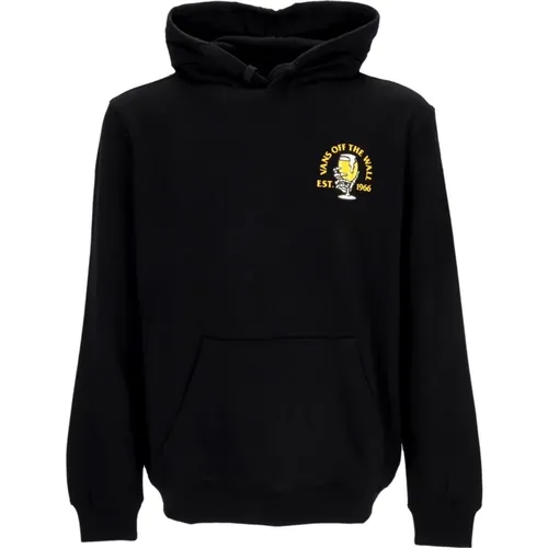 Schwarzer Hoodie mit individuellem Logo-Druck , Herren, Größe: M - Vans - Modalova