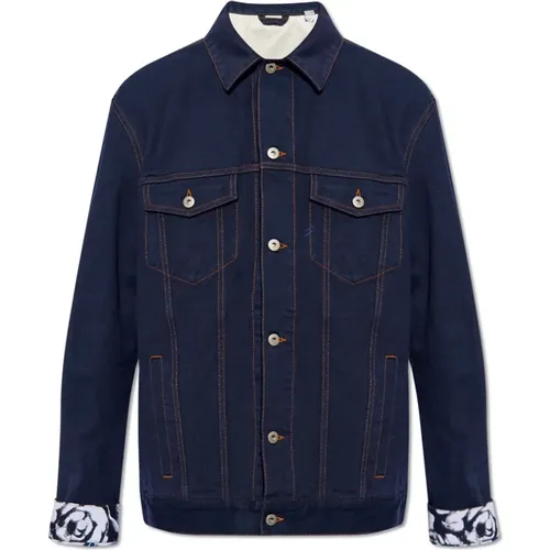 Denim jacket , male, Sizes: L - Burberry - Modalova