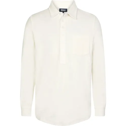 Terry Studio Polo Shirt Off , male, Sizes: XL, M, L - Nikben - Modalova