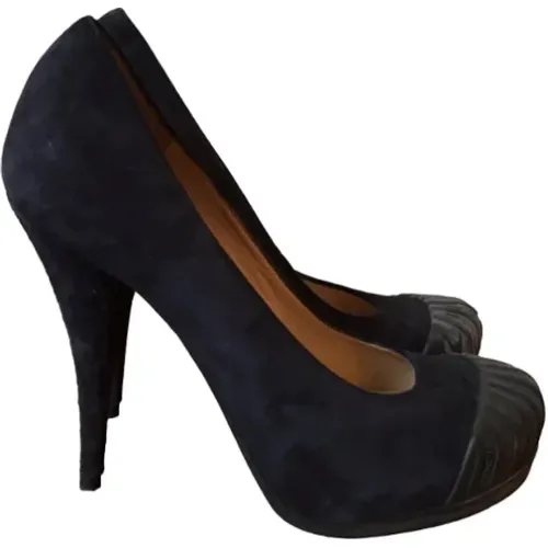 Pre-owned Suede heels , female, Sizes: 3 UK - Fendi Vintage - Modalova