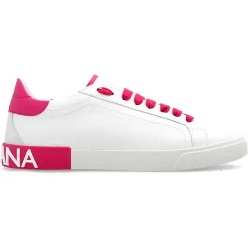 ‘Portofino’ sneakers , female, Sizes: 8 UK, 6 1/2 UK, 6 UK, 7 1/2 UK, 4 1/2 UK, 3 1/2 UK, 5 UK, 5 1/2 UK, 4 UK, 3 UK, 7 UK - Dolce & Gabbana - Modalova