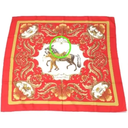 Pre-owned Silk scarves , female, Sizes: ONE SIZE - Hermès Vintage - Modalova