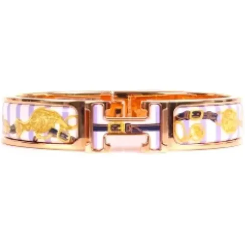 Pre-owned Rose Gold bracelets , female, Sizes: ONE SIZE - Hermès Vintage - Modalova