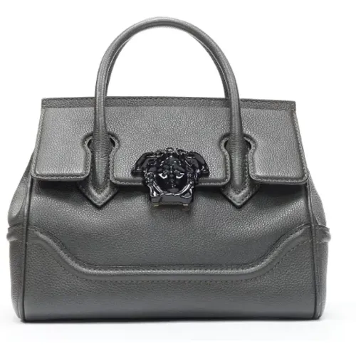Pre-owned Leather handbags , female, Sizes: ONE SIZE - Versace Pre-owned - Modalova