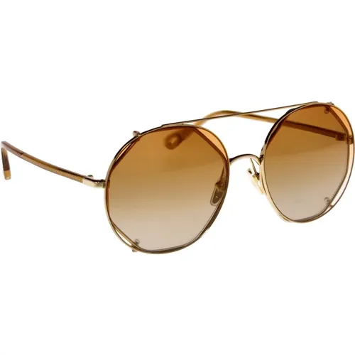 Stylish Gradient Lens Sunglasses , female, Sizes: 57 MM - Chloé - Modalova