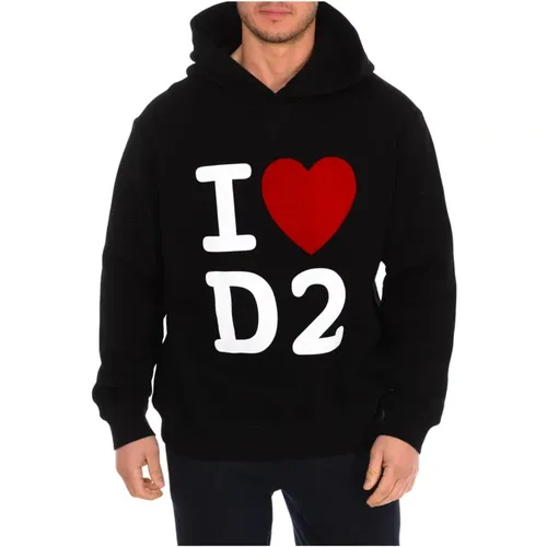 Hoodies , male, Sizes: M - Dsquared2 - Modalova