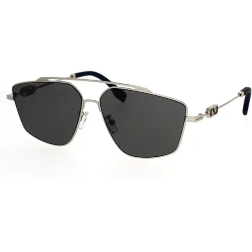 Glamorous Geometric Sunglasses , male, Sizes: 58 MM - Fendi - Modalova