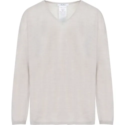 Cashmere V-Neck Sweater , female, Sizes: M, S, XS - Max Mara - Modalova