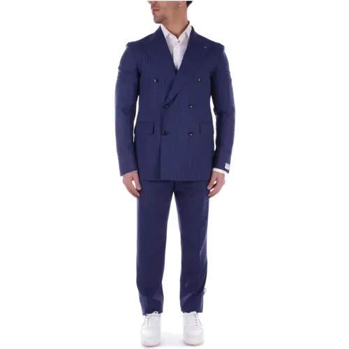 Dress Double-Breasted Jacket Zip Closure , male, Sizes: L - Tagliatore - Modalova