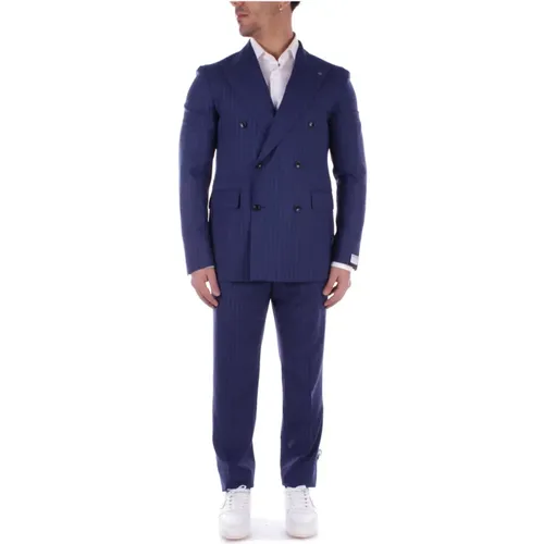 Dress Double-Breasted Jacket Zip Closure , male, Sizes: M, XL, L - Tagliatore - Modalova