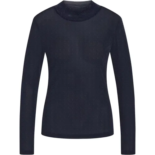 Dark Roll Neck Blouse , female, Sizes: L, M, XL, S, XS - RUE de Femme - Modalova