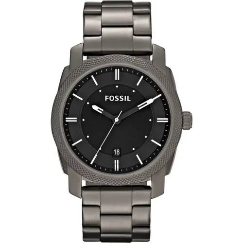 Gunmetal Klassische Elegante Herrenuhr - Fossil - Modalova