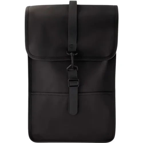 Synthetic Mini Backpack with Adjustable Straps , unisex, Sizes: ONE SIZE - Rains - Modalova